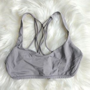 Light purple/ gray lululemon sports bra